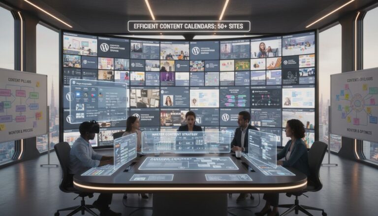 Create Efficient Content Calendars for 50+ WordPress Sites Simultaneously