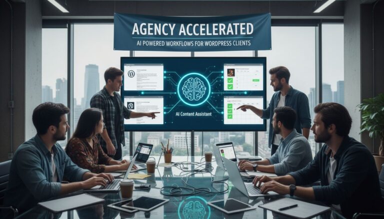 AI Content Tool Boosts Agency Productivity for Multiple WordPress Clients