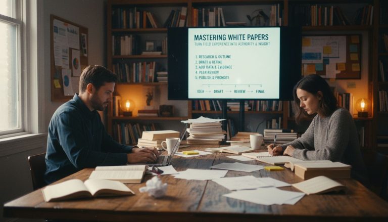 Mastering White Papers: Turn Field Experience into Authority and Insight