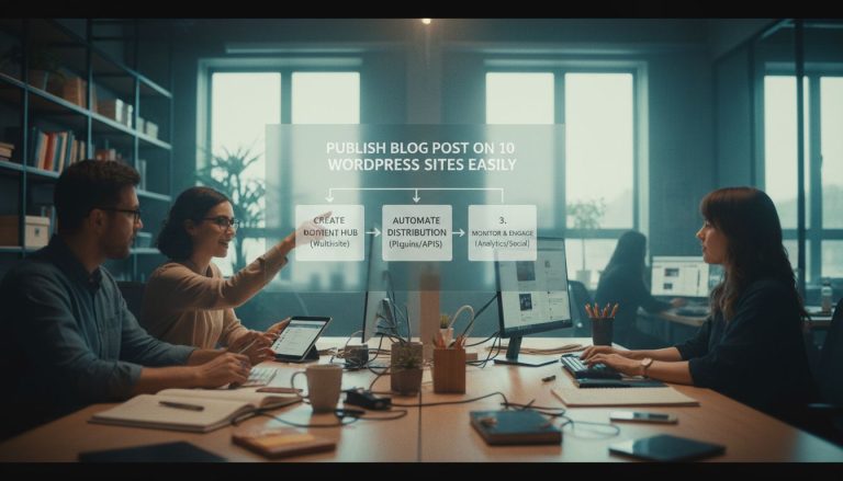 Publish a Blog Post on 10 WordPress Sites Easily