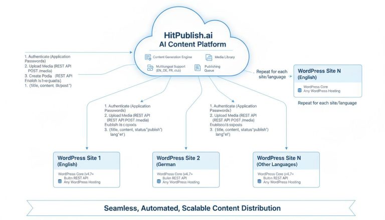 HitPublish Integrates Seamlessly with Any WordPress Hosting
