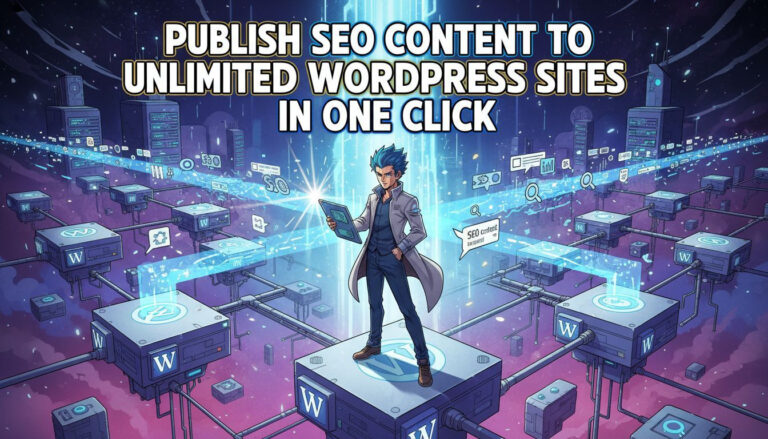 Publish SEO Content to Unlimited WordPress Sites in One Click