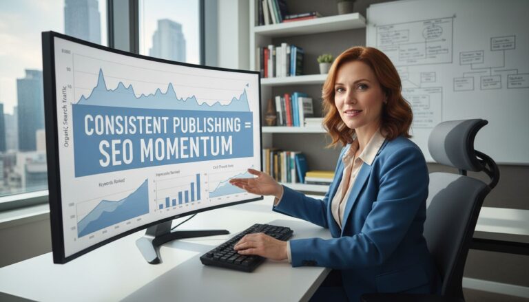 Publishing Consistently Builds Momentum in Search Results
