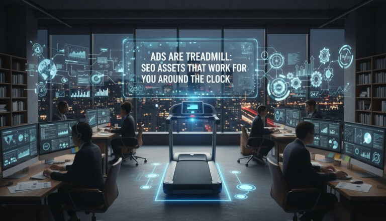Ads are Treadmill: SEO Assets That Work For You Around the Clock
