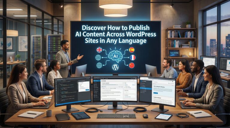 Discover How to Publish AI Content Across WordPress Sites in Any Language