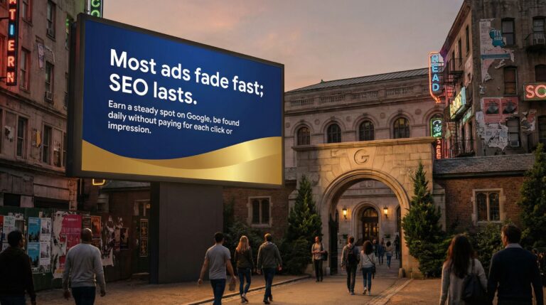 Most Ads Fade, SEO Lasts: Earn Daily Google Visibility Without Per-Click Costs