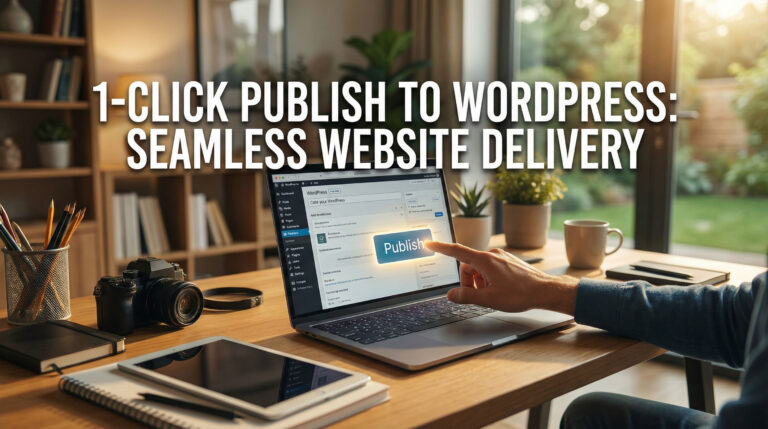 1-Click Publish to WordPress: Seamless Website Delivery