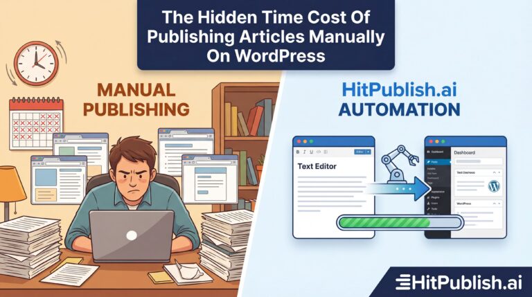 The Hidden Time Cost Of Publishing Articles Manually On WordPress