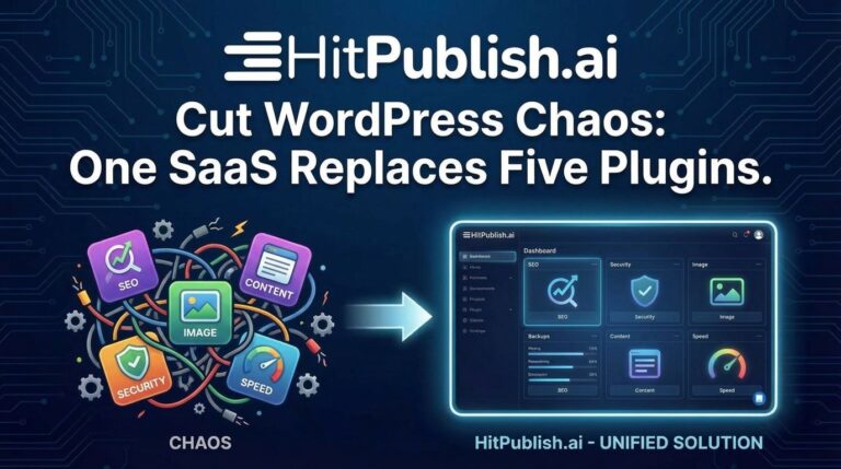 Cut WordPress Chaos: One SaaS Replaces Five Plugins
