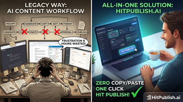 Unlock AI Content Workflows for Agencies: One-Click HitPublish