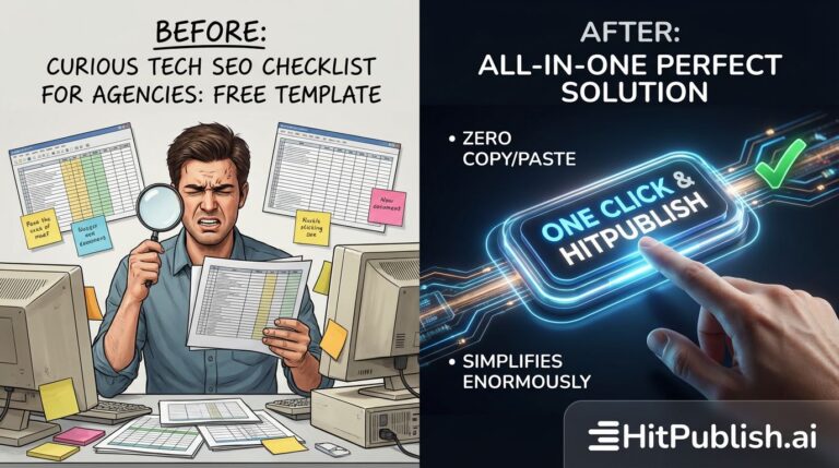Curious Tech SEO Checklist: Free Template Agencies Can Use Now