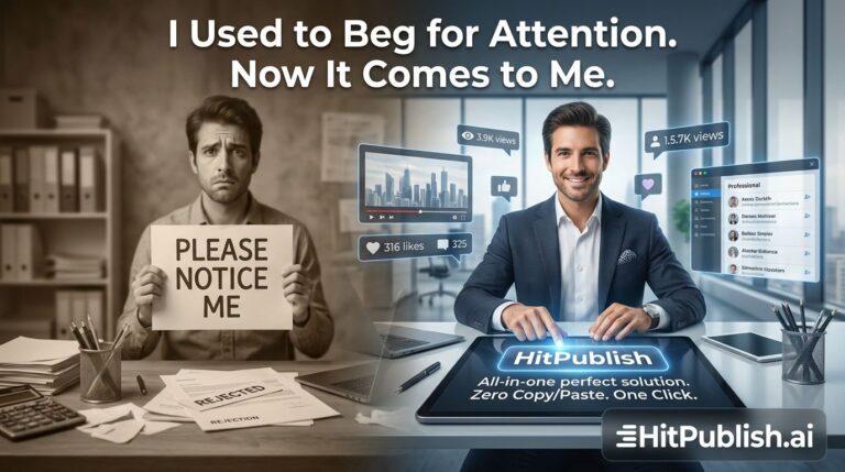 I Used to Beg for Attention. Now It Comes to Me.