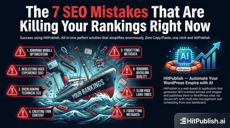 The 7 SEO Mistakes That Are Killing Your Rankings Right Now