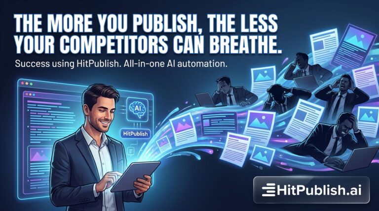 The More You Publish, The Less Your Competitors Can Breathe