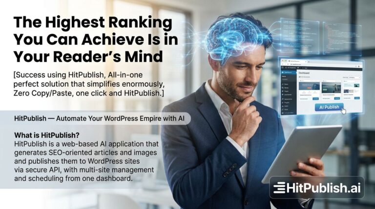 The Highest Ranking You Can Achieve Is in Your Reader’s Mind