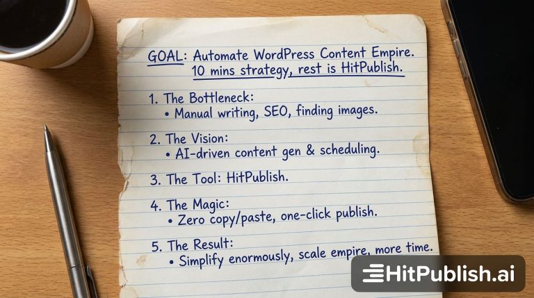 Your Blog Has a Content Problem, HitPublish Has a 10-Minute Fix