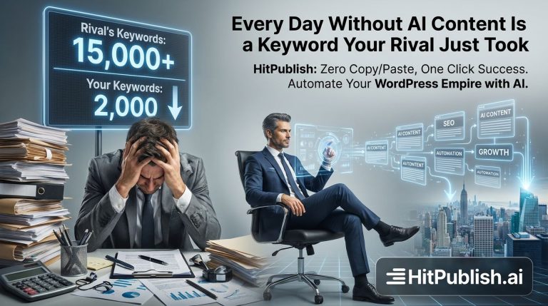 Every Day Without AI Content Is a Keyword Your Rival Just Took