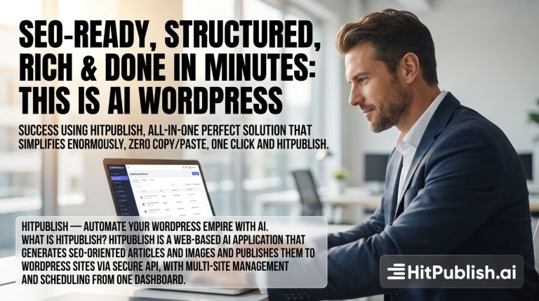 SEO-Ready, Structured, Rich & Done in Minutes: This Is HitPublish.AI