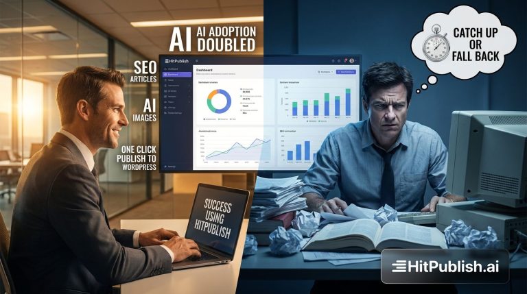 AI Adoption in Content Marketing Doubled This Year — Catch Up or Fall Back