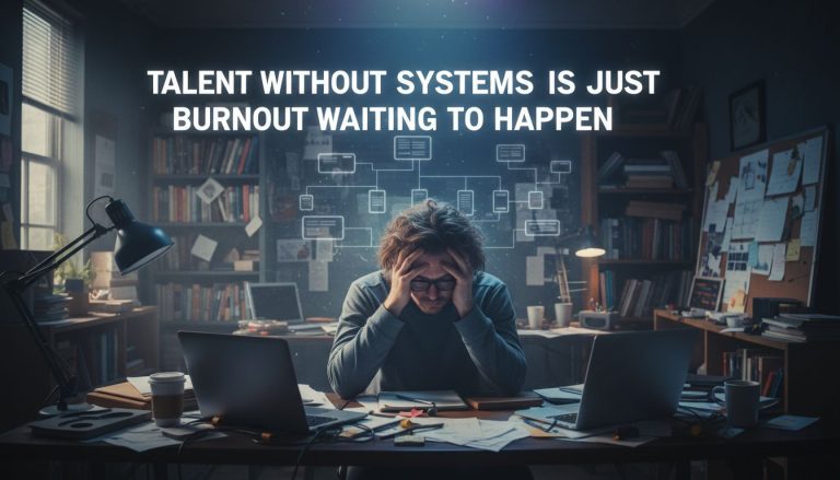 Talent Without Systems Is Just Burnout Waiting to Happen