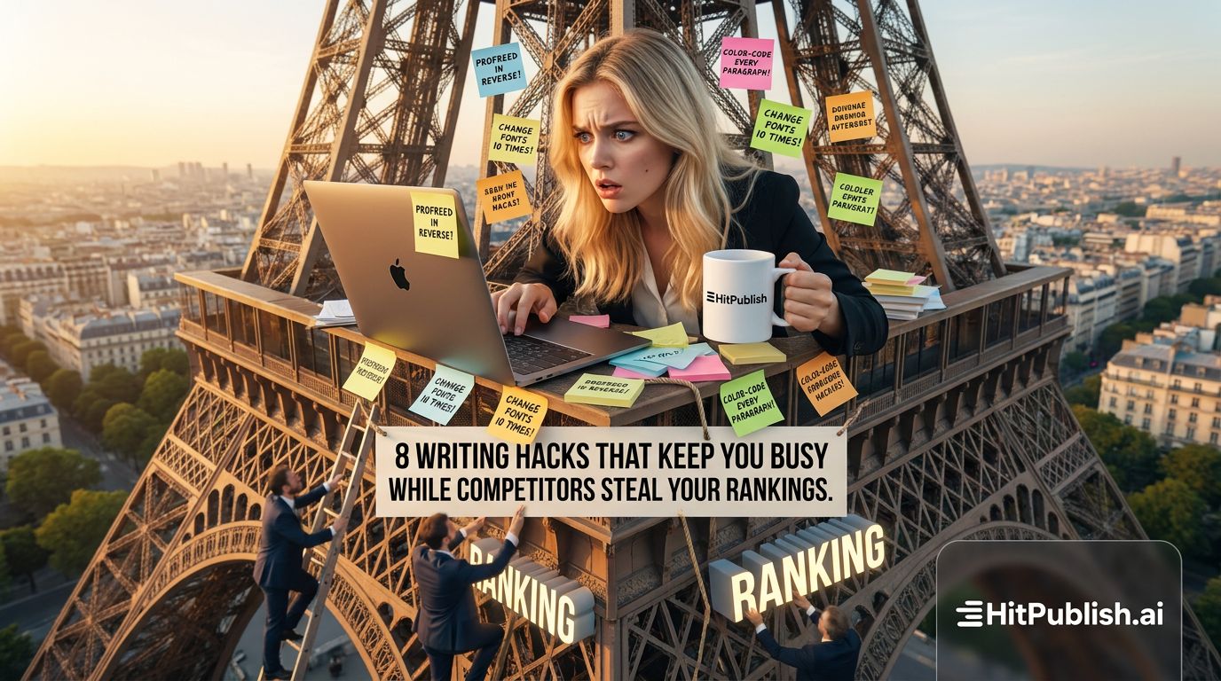Efficient SEO writing hacks for busy content publishing and rankings