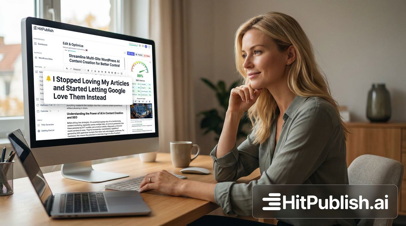 Article showing AI-driven content workflow publishing to WordPress via REST API for SEO
