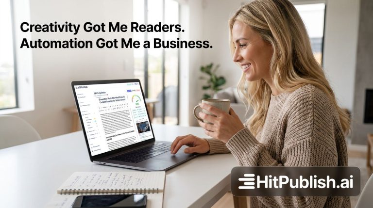 Marketing team uses AI-driven tools to craft SEO content and publish to WordPress via REST API