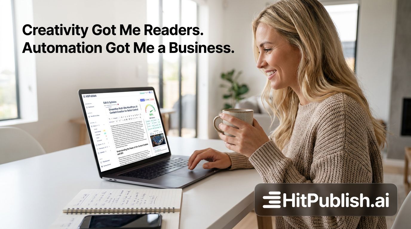 Marketing team uses AI-driven tools to craft SEO content and publish to WordPress via REST API