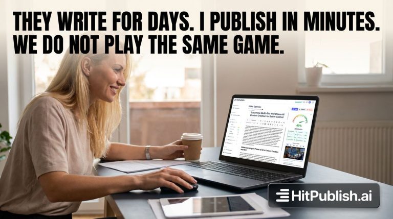 Marketing team uses AI to generate and publish SEO-optimized content to WordPress via Rest API