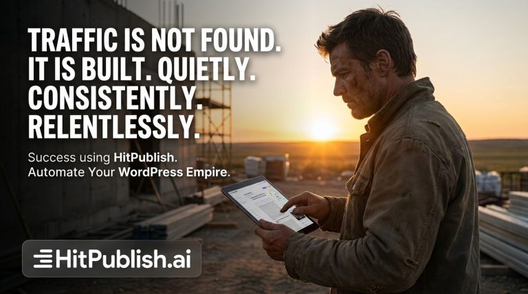 Traffic Is Not Found. It Is Built. Quietly. Consistently. Relentlessly.