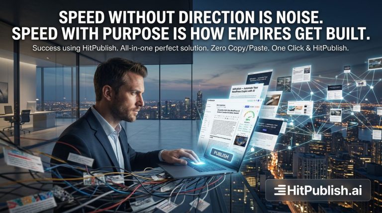 Speed With Purpose: Turning Quick Work Into Lasting Empires