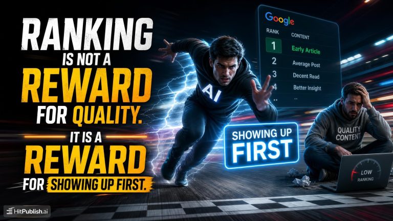 Ranking is a Reward for Showing Up First