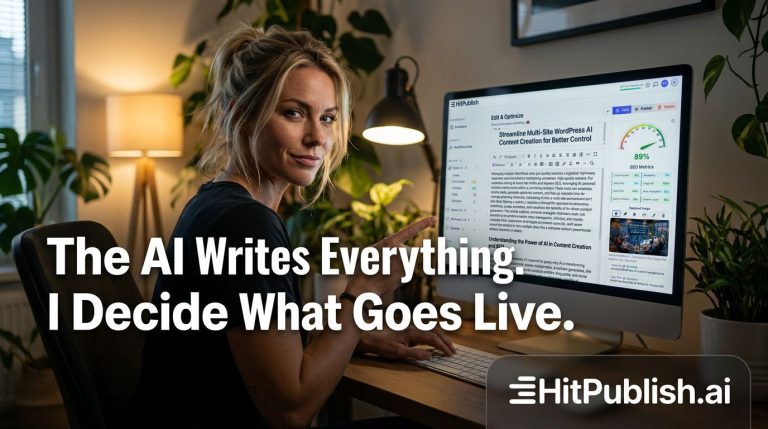 The AI Writes Everything. I Decide What Goes Live.