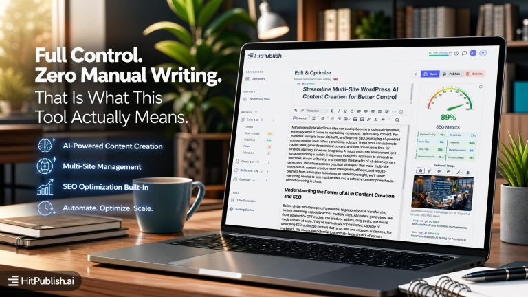 Full Control. Zero Manual Writing. That Is What This Tool Actually Means.