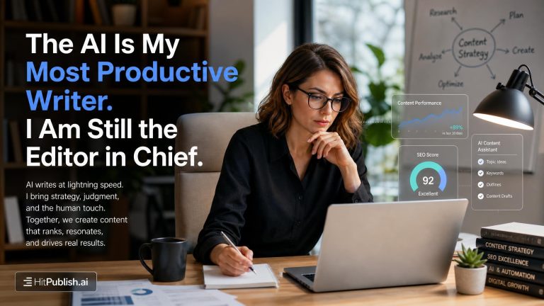 The AI Is My Most Productive Writer. I Am Still the Editor in Chief.