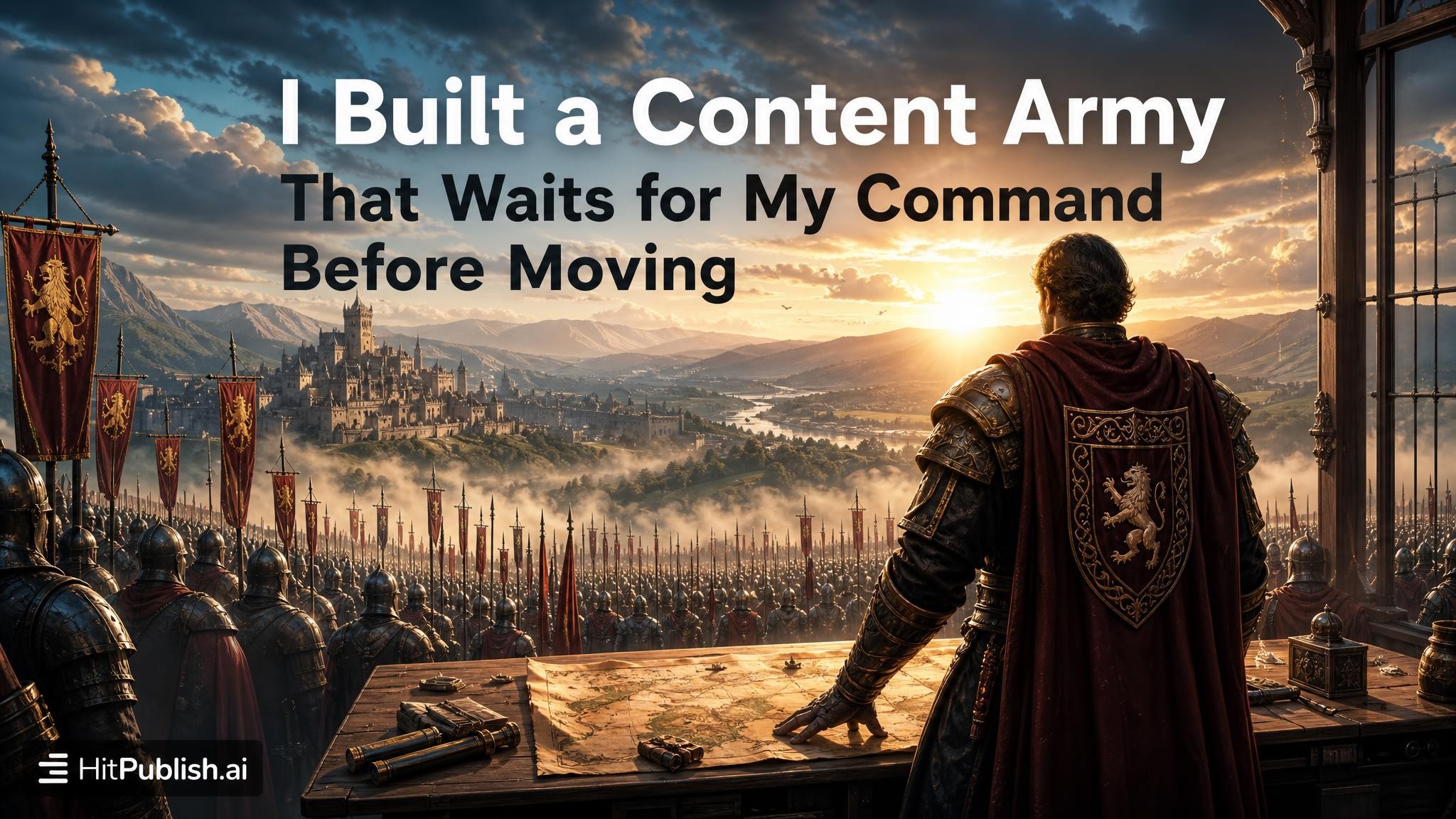 A disciplined team of writers, editors, designers, and automation tools aligned to a shared mission