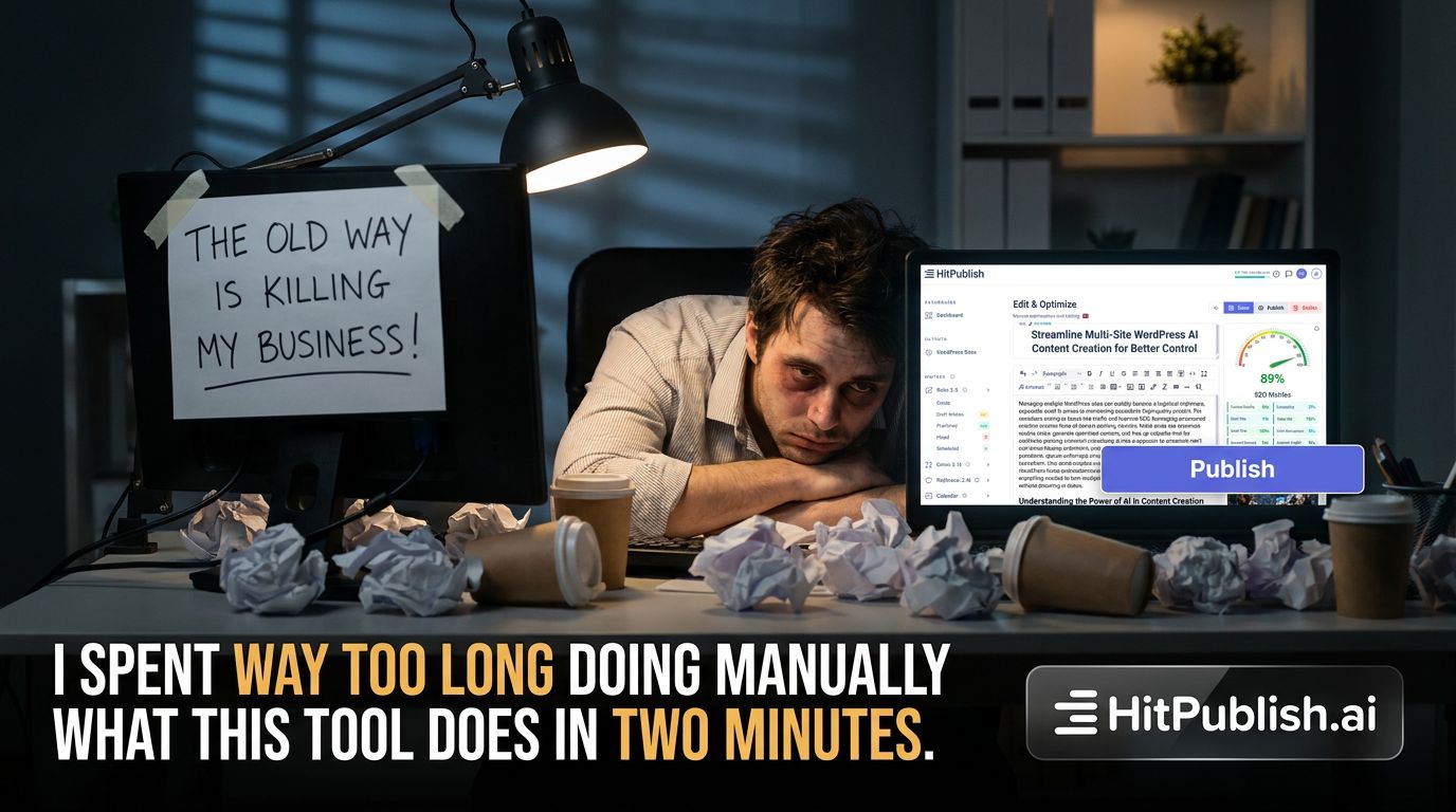 A person using a dashboard to automate repetitive marketing tasks in minutes